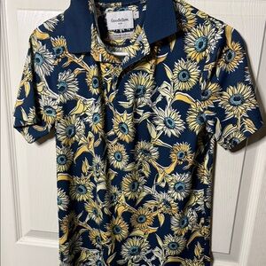 Goodfellow & Co Men's Sunflower Print Polo